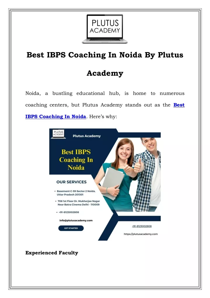 best ibps coaching in noida by plutus