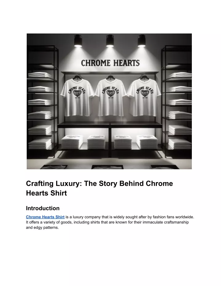 crafting luxury the story behind chrome hearts