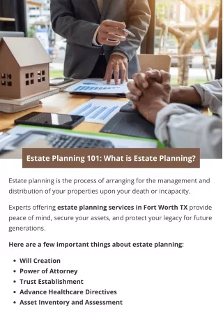 Estate Planning 101: What is Estate Planning?