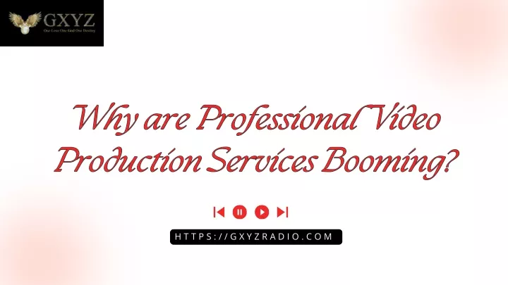 why are professional video production services