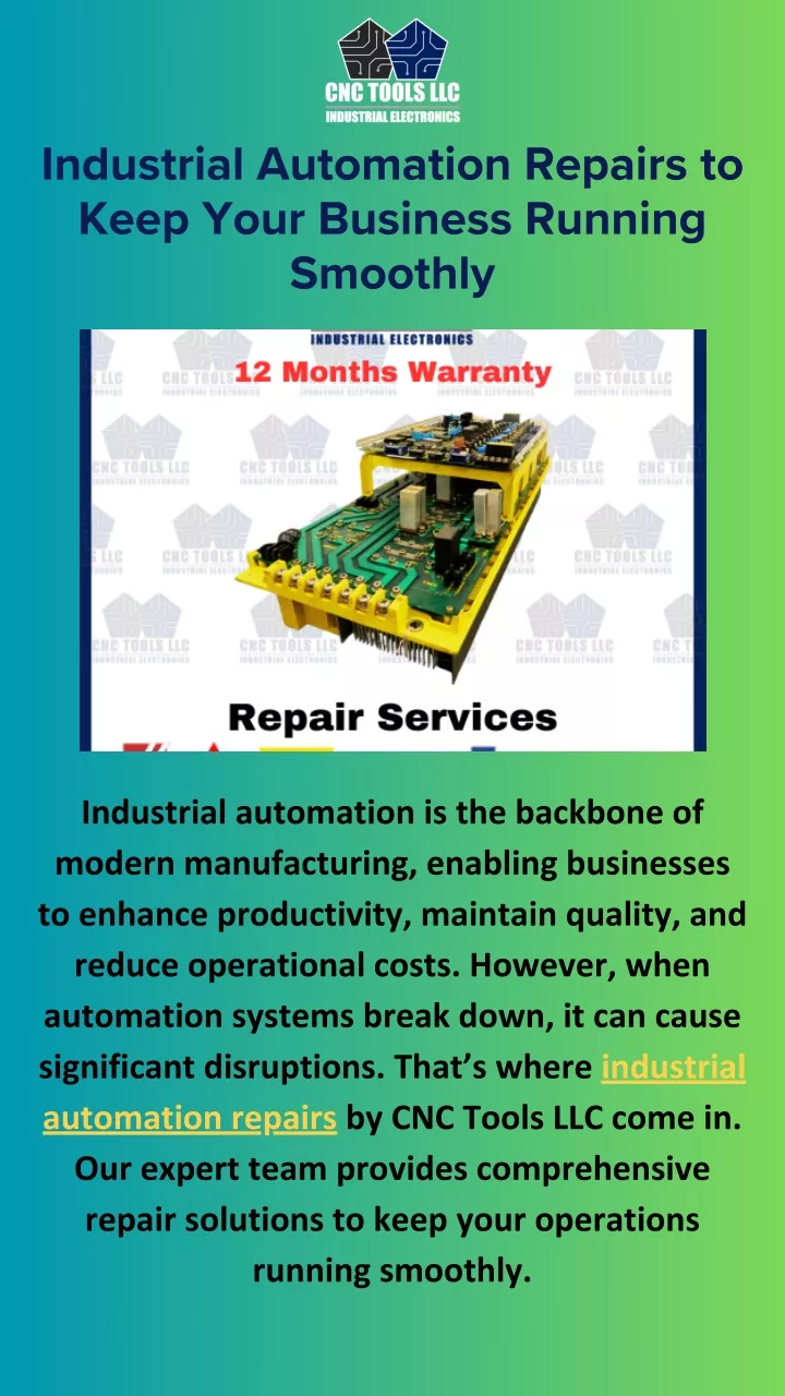 industrial automation repairs to keep your