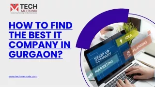 how to find the best it company in gurgaon
