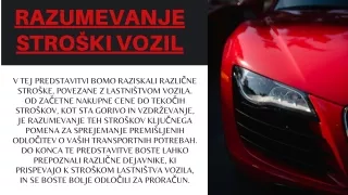 razumevanje stro ki vozil