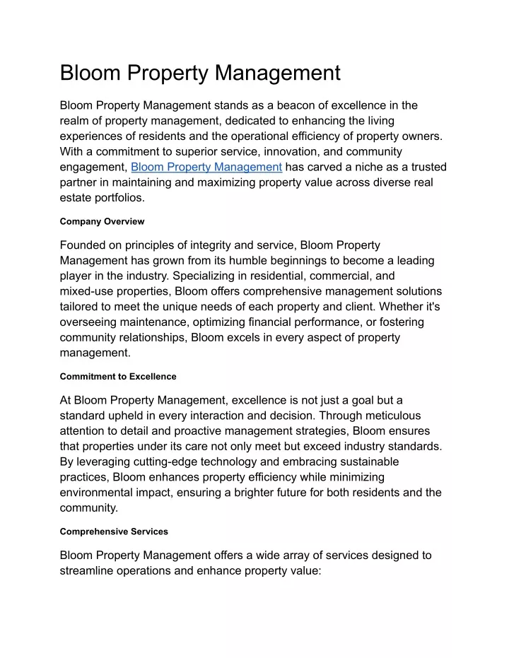 bloom property management