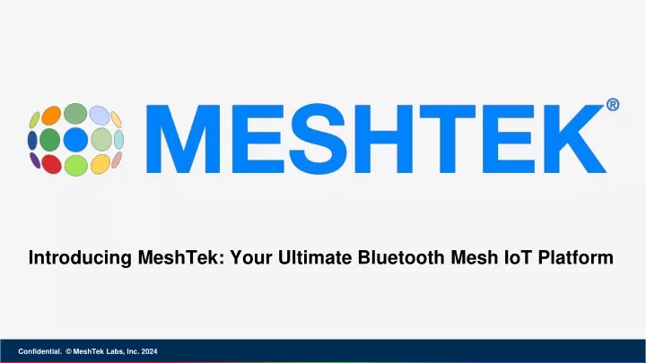 introducing meshtek your ultimate bluetooth mesh iot platform