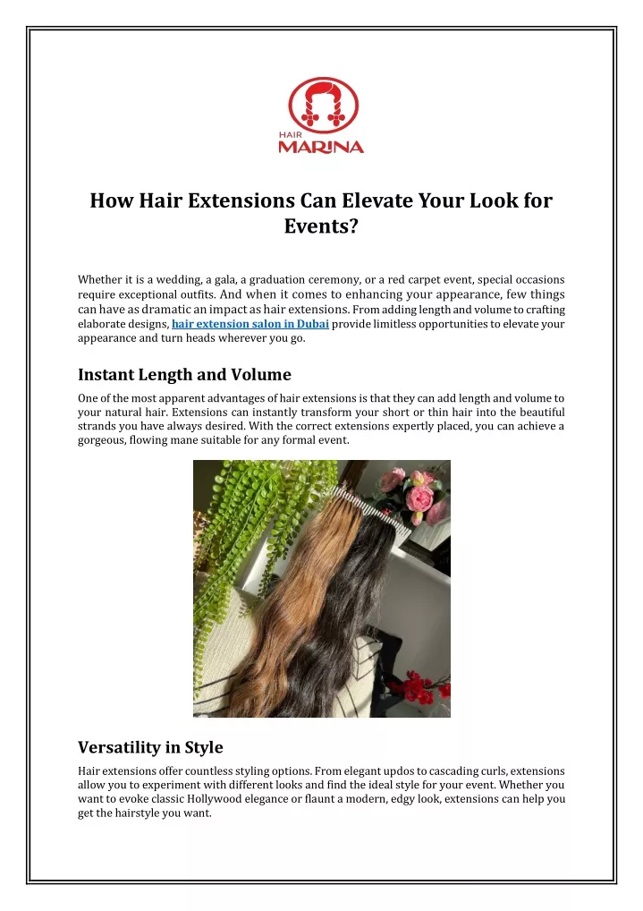 how hair extensions can elevate your look