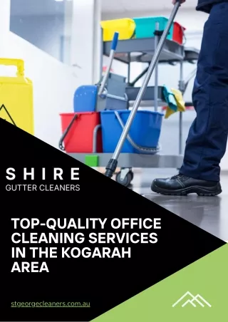 Top-Quality Office Cleaning Services in the Kogarah Area