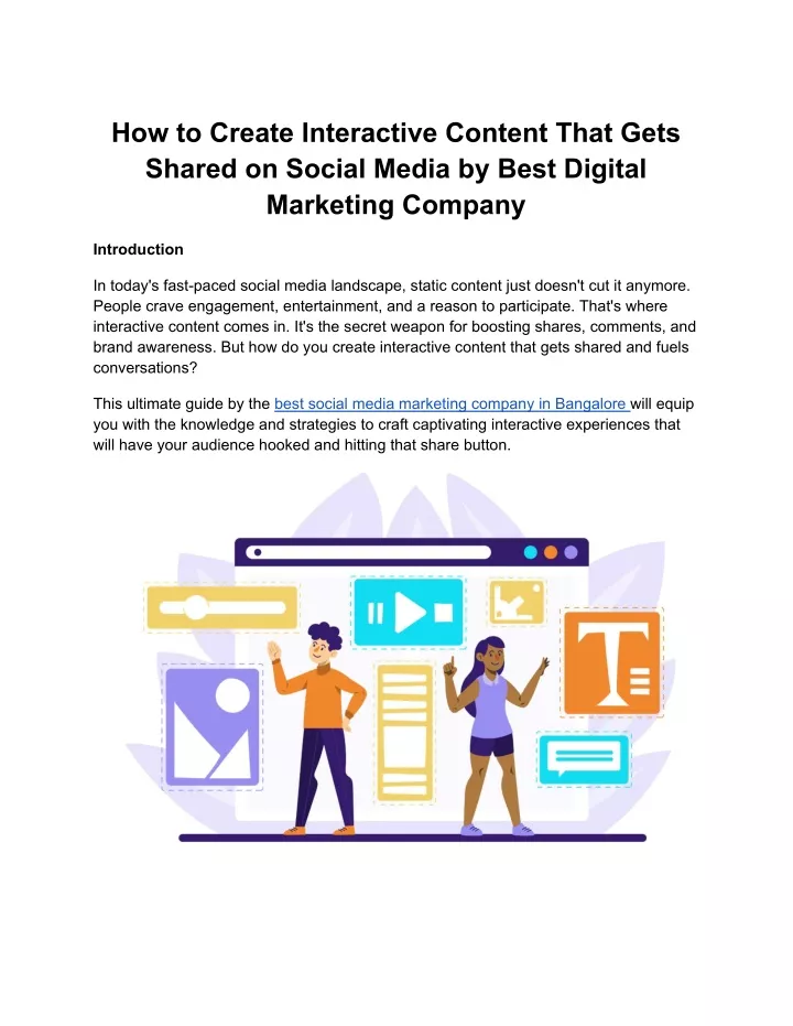 how to create interactive content that gets