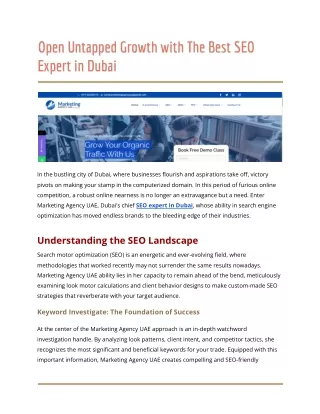 SEO Expert in Dubai | Marketing Agency UAE