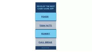 Hire the Best Card Game Developer