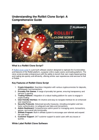Rollbit Clone Script Document