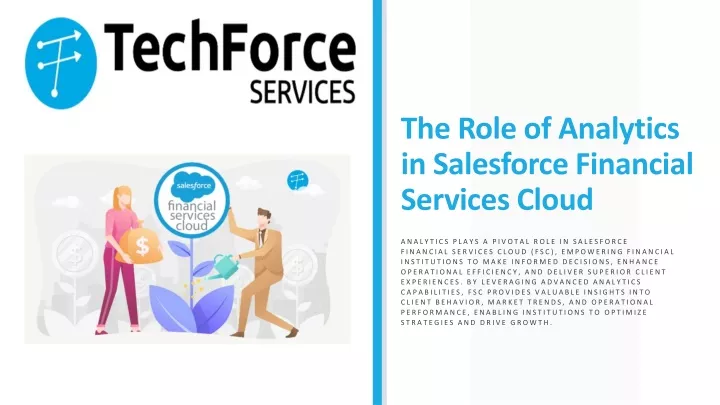 the role of analytics in salesforce financial services cloud