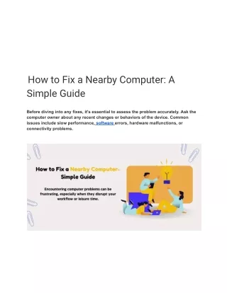 How to Fix a Nearby Computer_ A Simple Guide