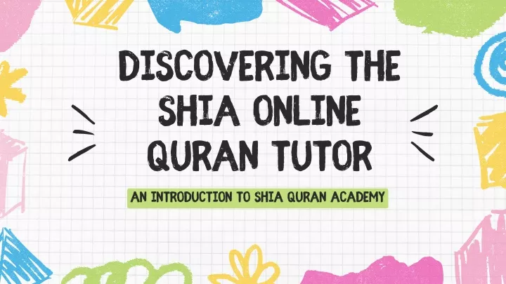 discovering the shia online quran tutor