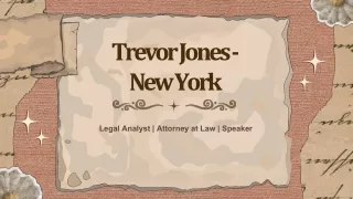 Trevor Jones - New York - A Flexible Advisor