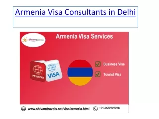Armenia Visa Agents in Delhi