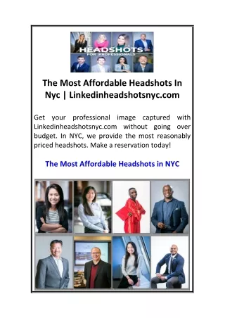 The Most Affordable Headshots In Nyc Linkedinheadshotsnyc.com