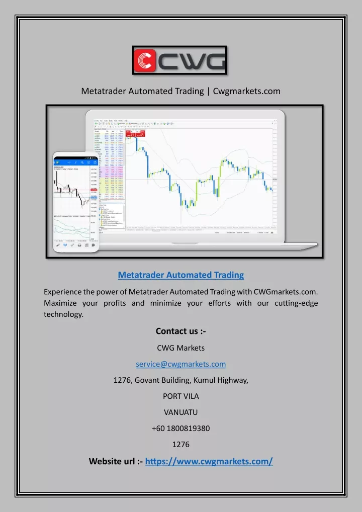 metatrader automated trading cwgmarkets com