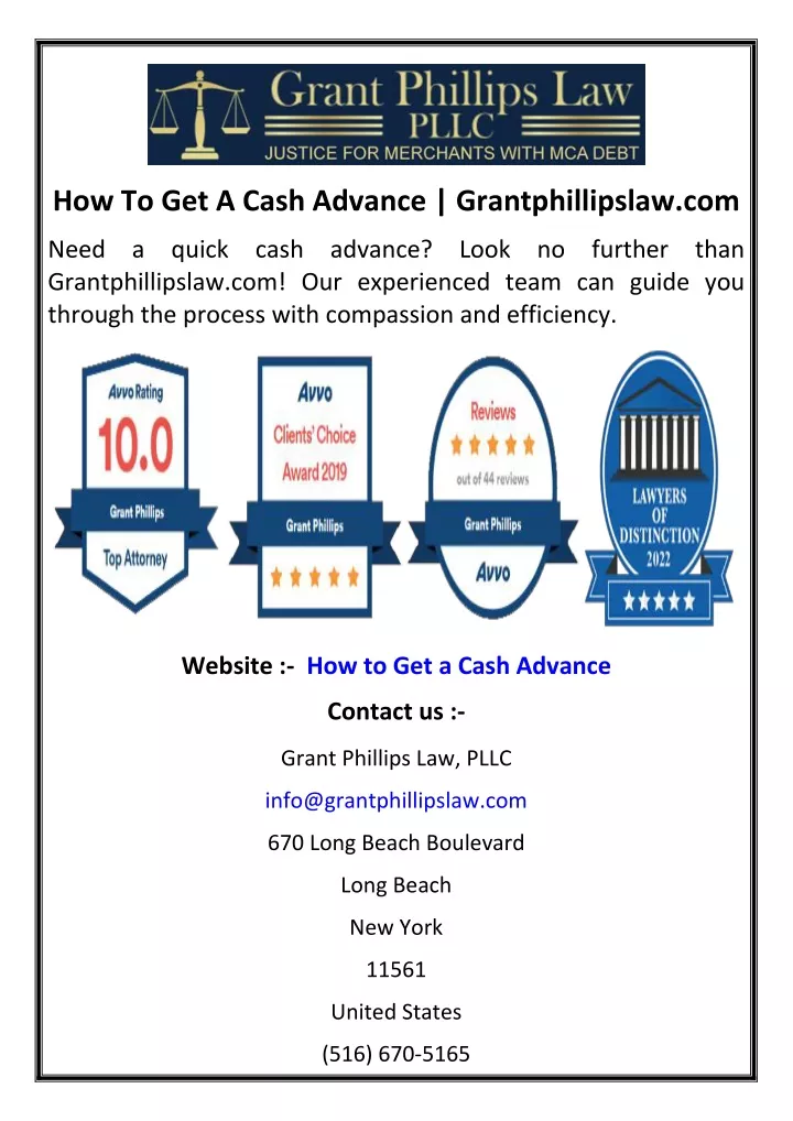 how to get a cash advance grantphillipslaw com