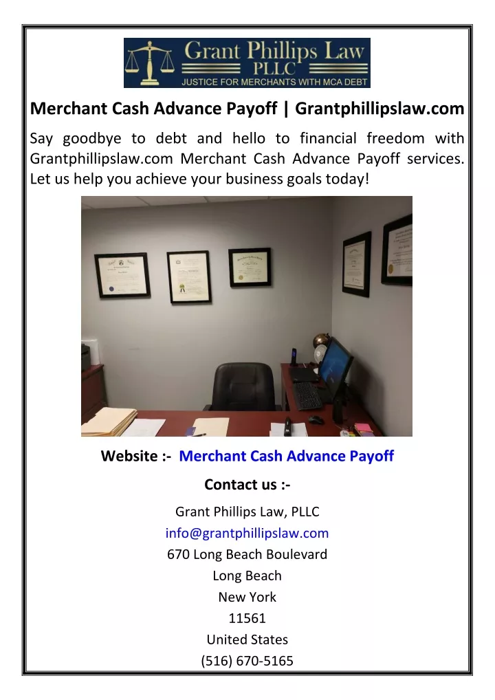 merchant cash advance payoff grantphillipslaw com