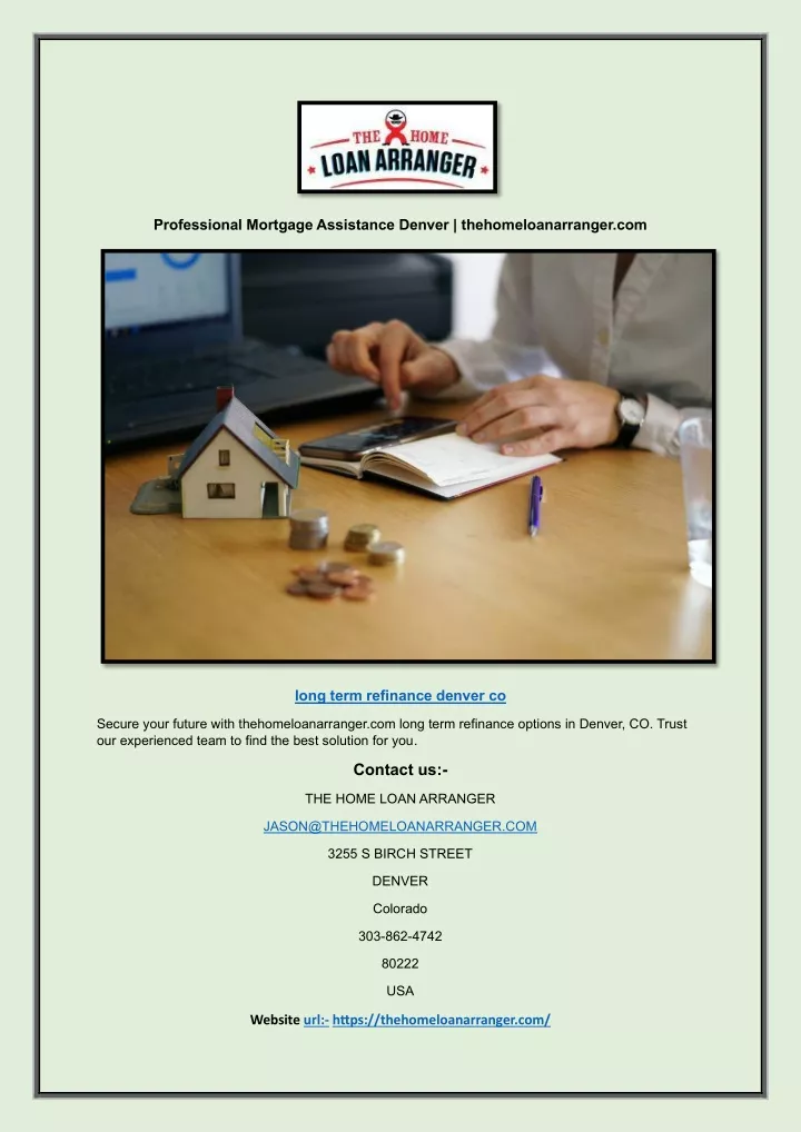 professional mortgage assistance denver