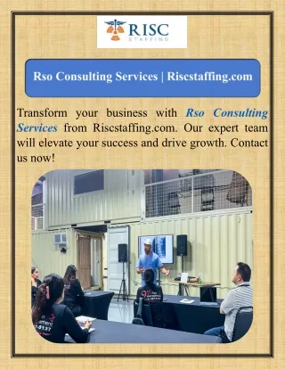Rso Consulting Services  Riscstaffing.com
