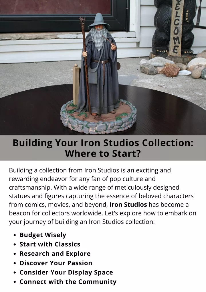 building your iron studios collection where