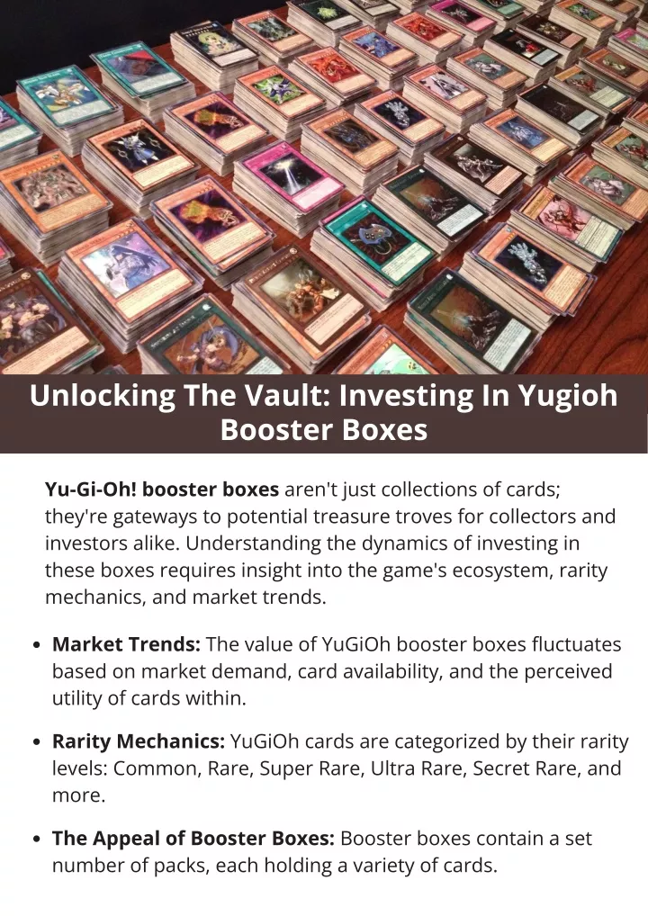 unlocking the vault investing in yugioh booster