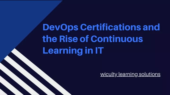 devops certifications and the rise of continuous