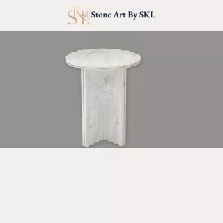 White Marble Table - Decor Products | Stone Art By SKL