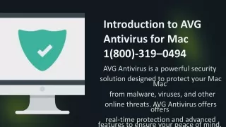 Steps To Install AVG Antivirus For Mac Users 1(800)-319–0494