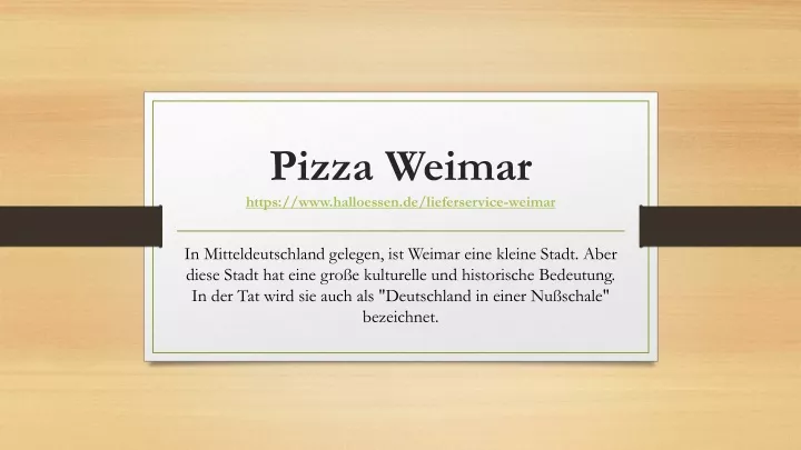 pizza weimar https www halloessen de lieferservice weimar