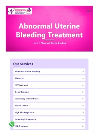 Abnormal Uterine Bleeding Treatment