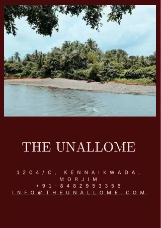 The Unallome - Goa Hotel