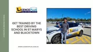 Get Trained by the Best Driving School in St Marys and Blacktown