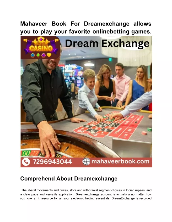 mahaveer book for dreamexchange allows