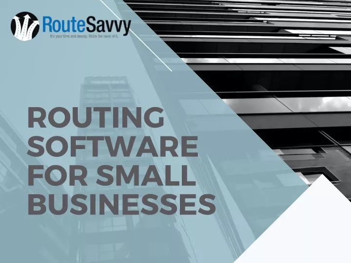 routing software for small businesses