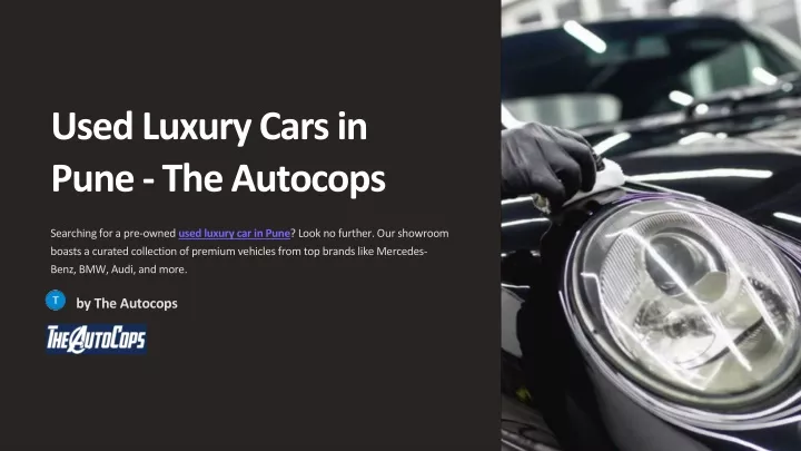 used luxury cars in pune the autocops