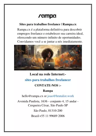 Sites para trabalhos freelance  Rampa.cx