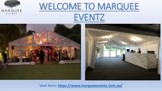 Marquees for Events | MarqueeEventz Australia