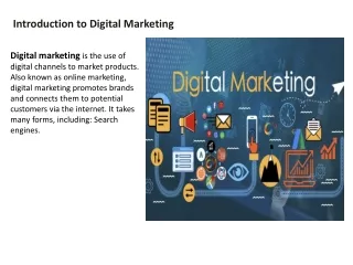 introduction to digital marketing