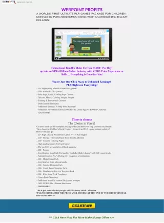 WERPOINT PROFITS