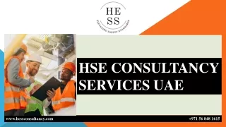 HSE CONSULTANCY SERVICES UAE