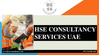 HSE CONSULTANCY SERVICES UAE