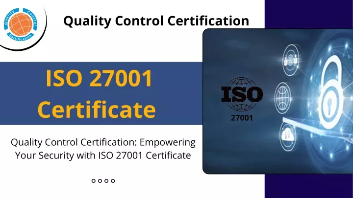 quality control certification