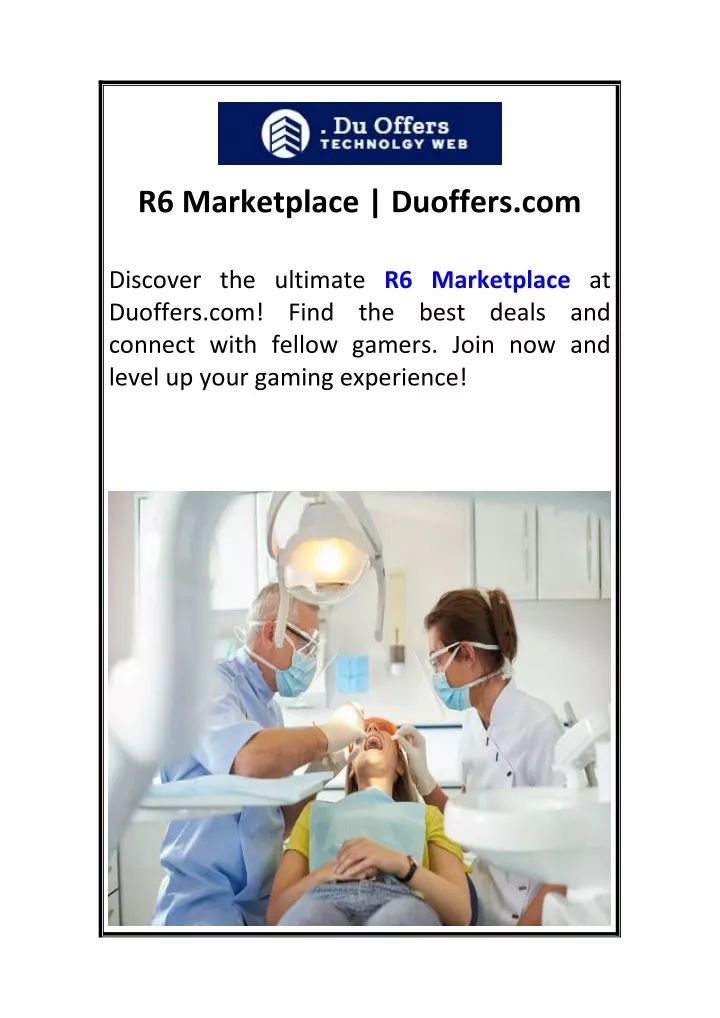 r6 marketplace duoffers com