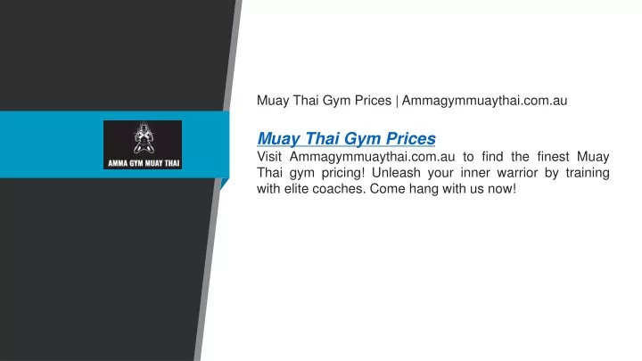 muay thai gym prices ammagymmuaythai com au muay