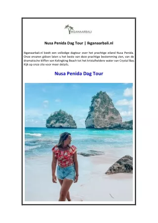 Nusa Penida Dag Tour  Ikganaarbali.nl