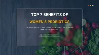 Top 7 benefits of women's probiotics | Nutratology