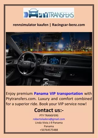 Panama Vip Transportation  Ptytransfers.com